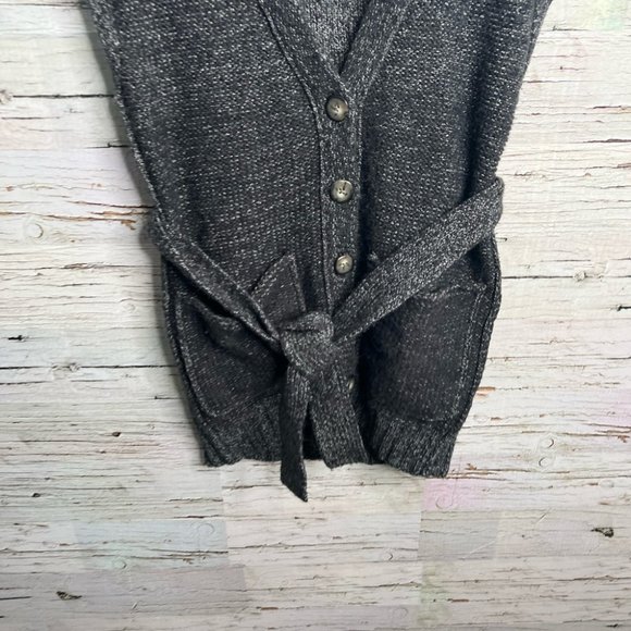 Club Monaco sweater vest oversized gray size xs wool blend - Picture 2 of 8